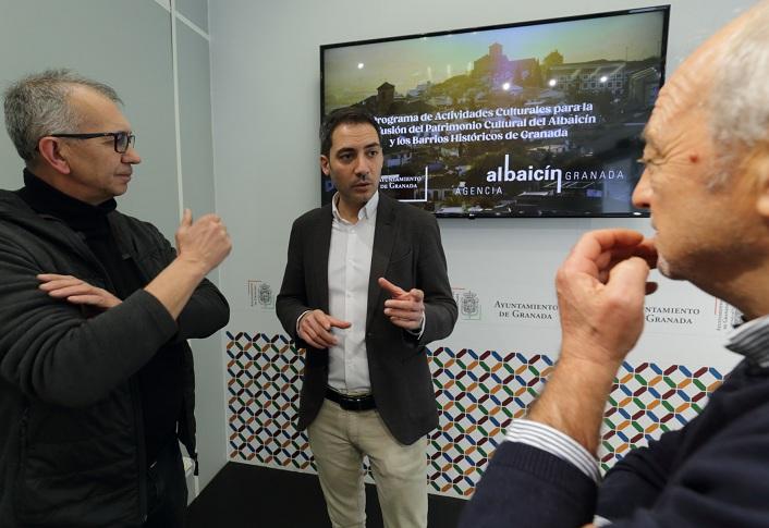 Presentación de las actividades que organiza la Agencia Albaicín. 