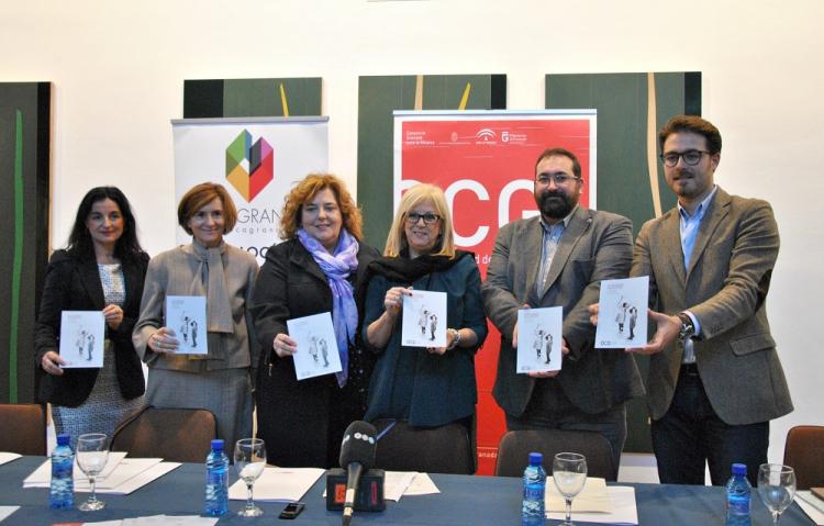 Representantes del consorcio de la OCG y de la empresa patrocinadora del programa.