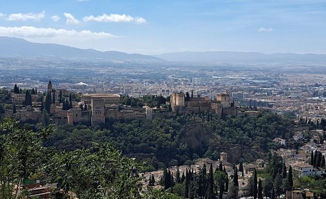 Vista de la Alhambra desde San Miguel Alto.
