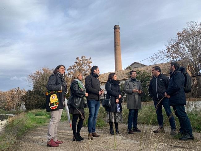 Visita de los concejales socialistas a Bobadilla.