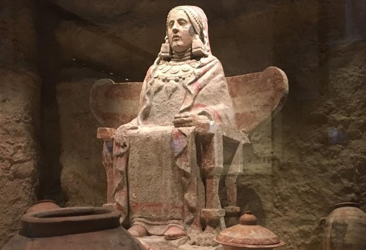La Dama de Baza, en el Museo Arqueológico Nacional.