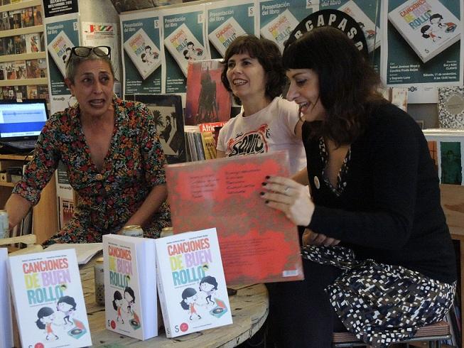 Sagrario Luna dirigió el acto de presentación del libro de Carolina Prada e Isabel Jiménez (de izqda. a dcha. en la imagen).