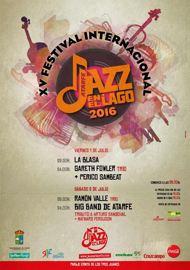 Cartel de Jazz en el Lago.