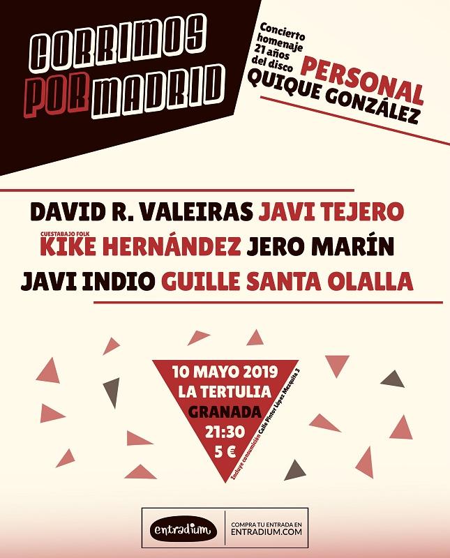 Cartel del concierto homenaje.