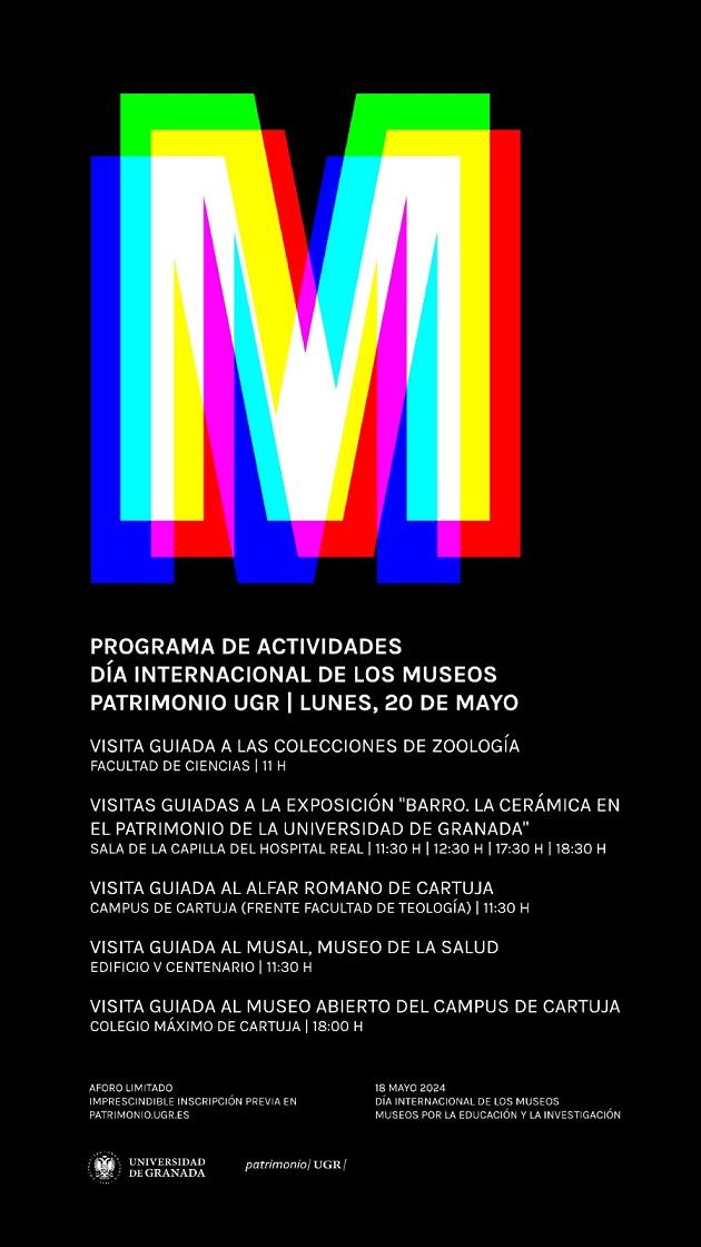 Cartel del programa de visitas guiadas.