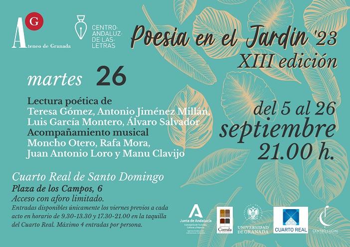 Cartel de la última sesión del ciclo.