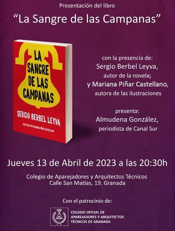 Cartel de la presentación del libro. 