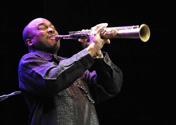 James Carter en un momento de su concierto en el Isabel La Católica.