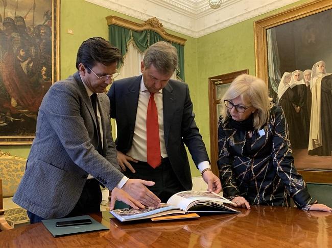 Francisco Cuenca, Javier Lacalle y María de Leyva. Francisco Cuenca, Javier Lacalle y María de Leyva.