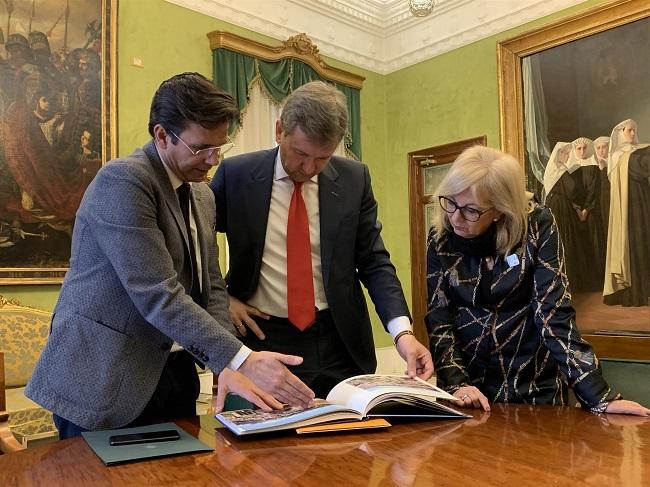 Francisco Cuenca, Javier Lacalle y María de Leyva.