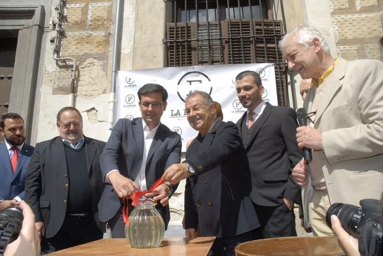 Cuenca y Palmiotti antes de unir las dos aguas.