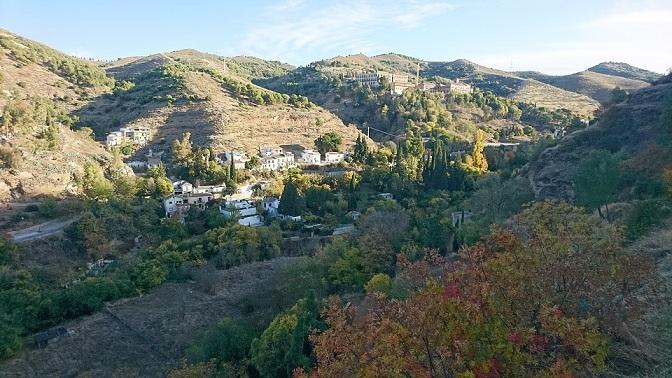 Valle del río Darro en el entorno de la Abadía del Sacromonte. 