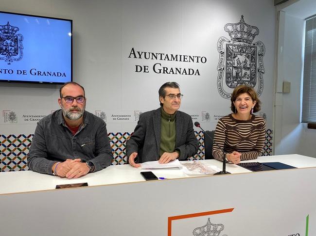 Francisco Puentedura, Antonio Cambril y Elisa Cabrerizo.