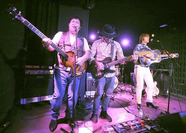 Los Escarabajos en concierto.