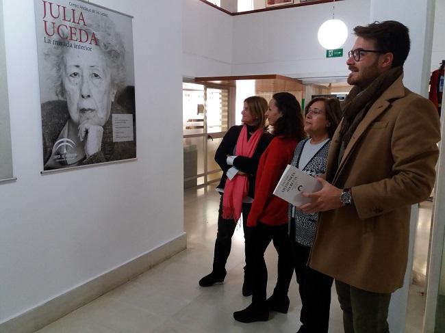 Inauguración de la exposición sobre Julia Uceda. Inauguración de la exposición sobre Julia Uceda.