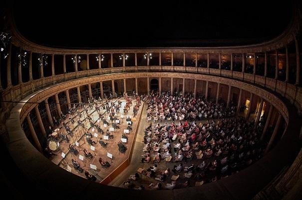 Concierto en el Palacio de Carlos V en julio del pasado año. 