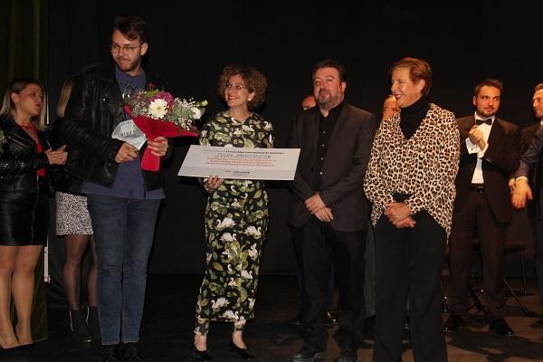 Filipp Moskalenko al recibir el premio.