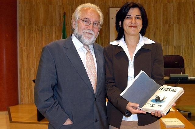 Juan de Loxa e Inmaculada López, en una imagen de 2004.