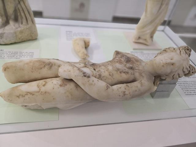 Una de las venus que se encontraron en la Villa Romana.