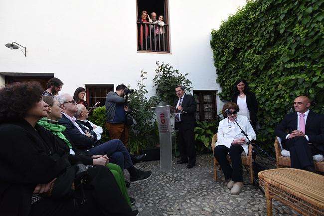 Acto celebrado en el Museo Casa-Natal de Federico García Lorca en Fuente Vaqueros.