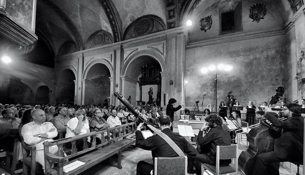 Íliber Ensemble en un concierto en Vélez Blanco.