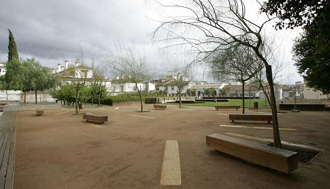 El parque, antes de su deterioro. 