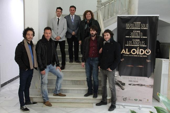 Presentación del festival 'Al oído', en el Palacio de los Condes de Gabia.