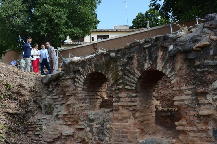 Imagen de las excavaciones del Palacio de los Abencerrajes de la Alhambra, que se incorporan como espacio abierto a las visitas.