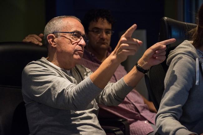 José Nieto, durante un ensayo.