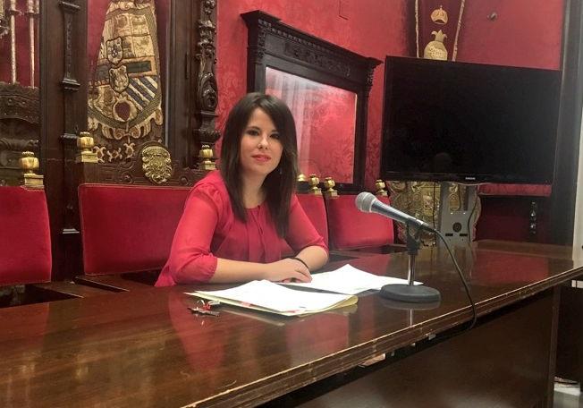 La concejal Lorena Rodríguez.