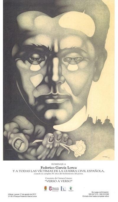 Cartel del 81 aniversario del asesinato de Lorca.