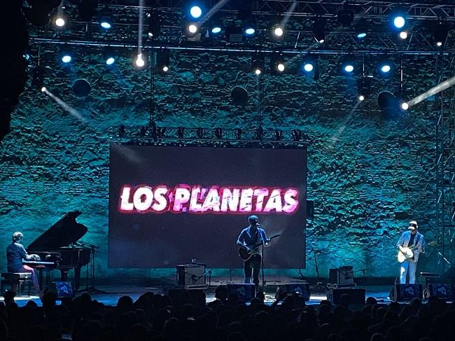 Jota, Florent y David Montañés, sobre el escenario de Gibralfaro.