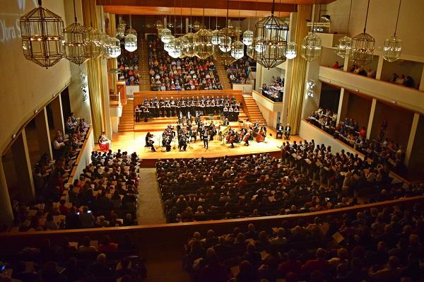 Imagen del tradicional concierto de El Mesías. Imagen del tradicional concierto de El Mesías.