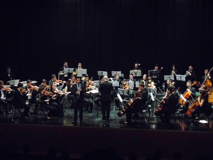 La Joven Orquesta del Sur en un concierto.