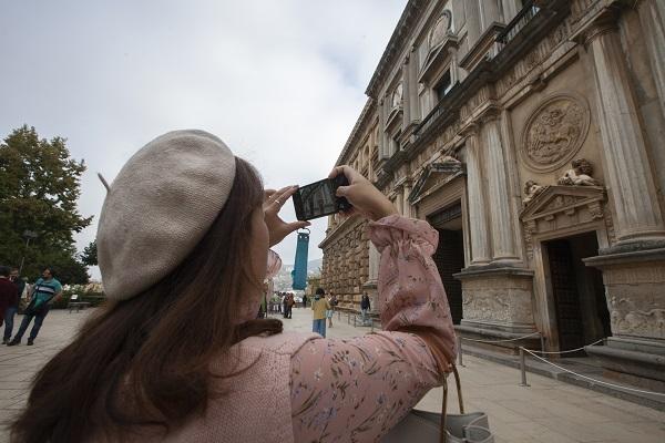 Las obras se acometerán en el muro noroeste del Palacio de Carlos V.