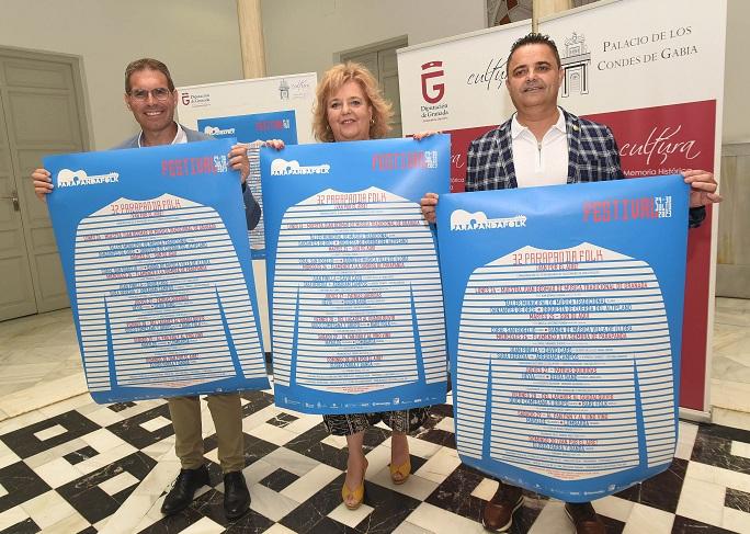 Presentación del festival, con el cartel inspirado en la camiseta marinera de Picasso.