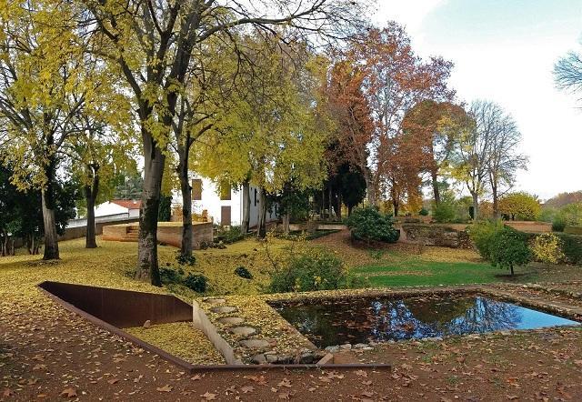 Imagen de archivo de los jardines del Carmen de los Catalanes o Carmen de Peñapartida.
