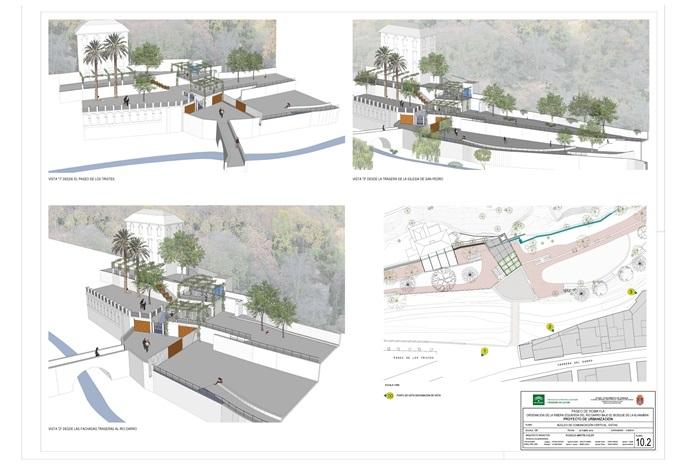 Planos con el proyecto, que está en fase de licitación.