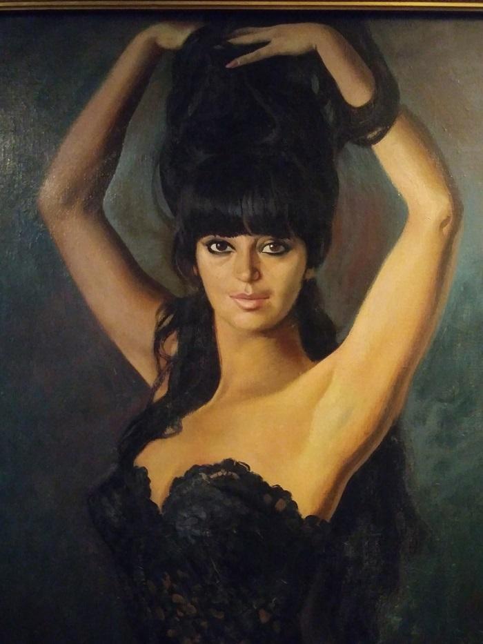 Retrato de Gracia Sacromonte en 1968, por Enrique Navarro. 