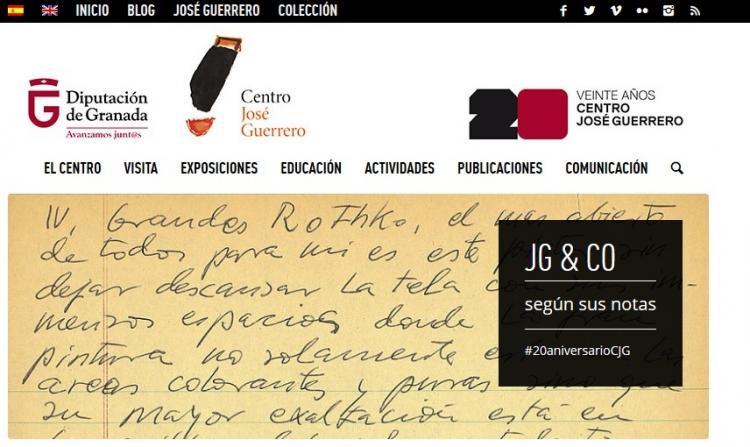 Captura de la portada de la web del museo.