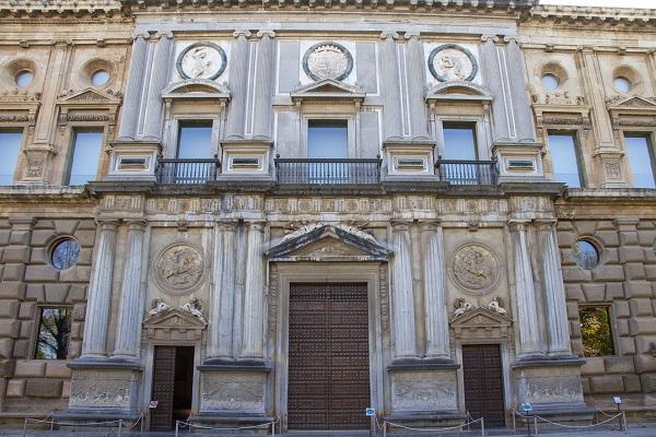 Palacio de Carlos V cerrado, el pasado 16 de noviembre. 