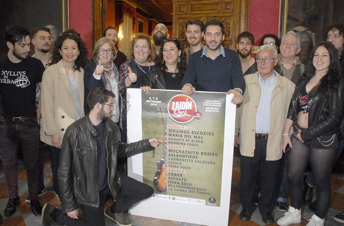 Presentación del cartel del Zaidín Rock.