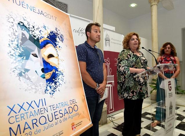 Presentación del certamen teatral.