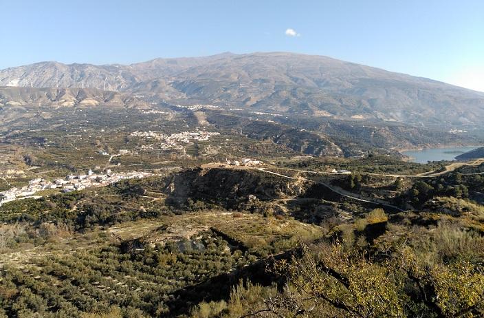 Panorámica del Valle de Lecrín.