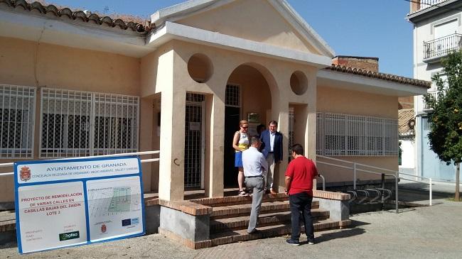 Visita a las obras de la Biblioteca de las Palomas. Visita a las obras de la Biblioteca de las Palomas.
