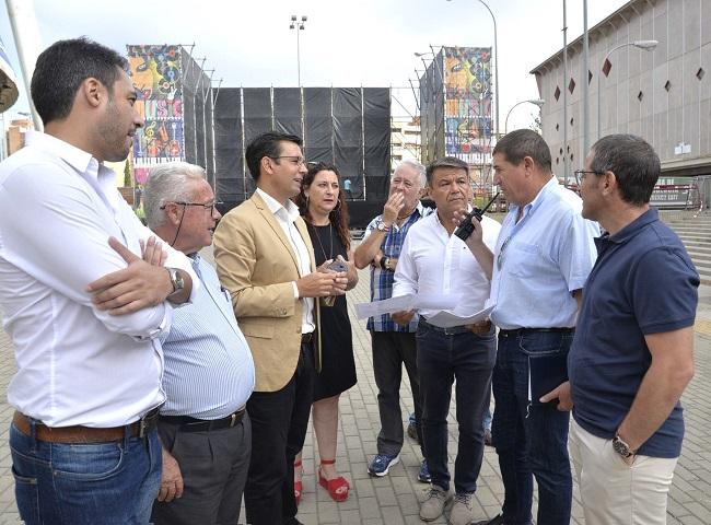 El alcalde ha visitado este miércoles el recinto.