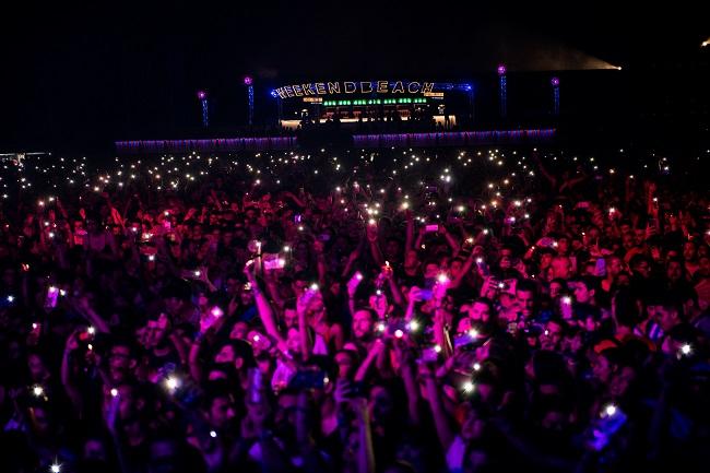 Imagen de una edición pasada del Weekend Beach Festival.