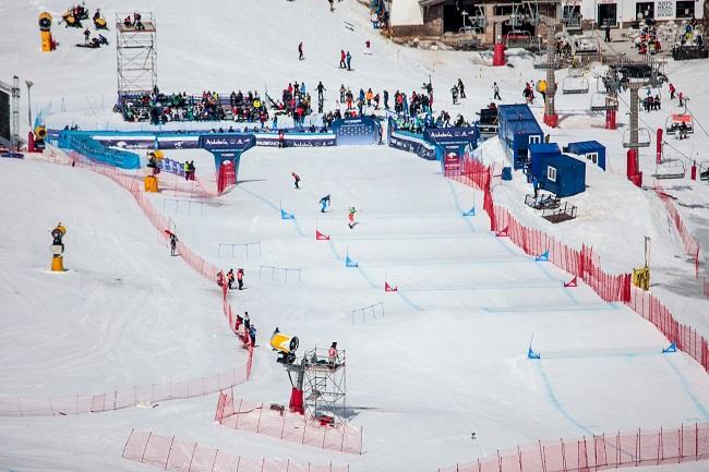 Imagen de la pista durante la competición.