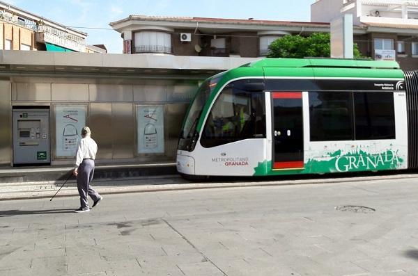 Uno de los trenes en pruebas.