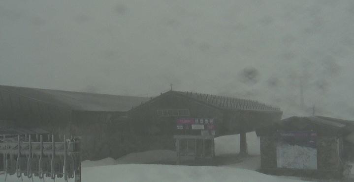 Imagen de una webcam de la estación en la zona de La Laguna este lunes. 